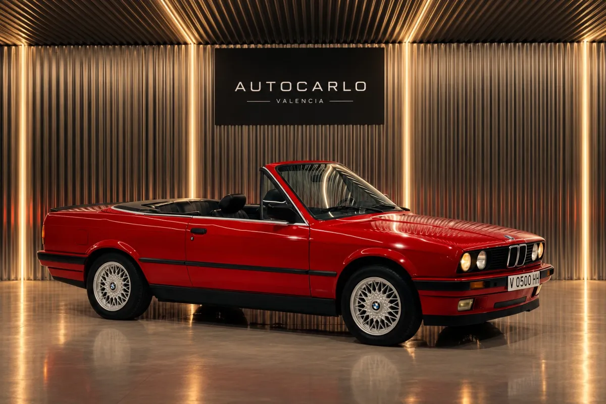 BMW Serie 3 Cabrio rojo vendido a un cliente